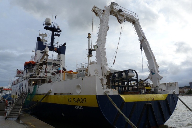 Le Suroit, IFREMER ship photo by Manuel Menzel