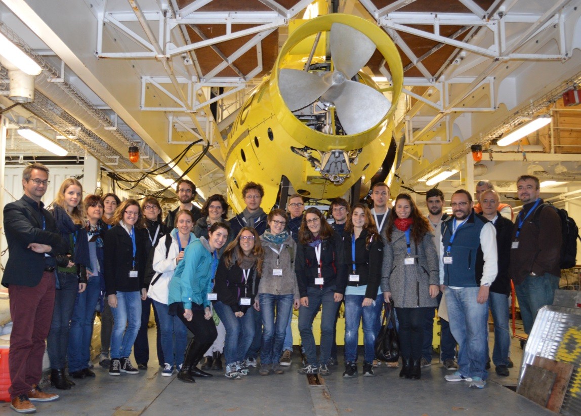 Abyss and IFREMER teams photo by Erick Buffier