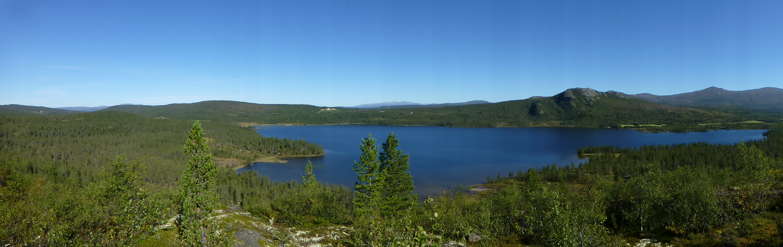 Beautiful landscape at the Roros field trip